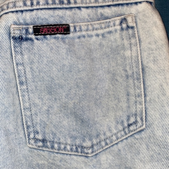 Vintage Sasson Light wash High Rise 80s Jeans Size 13 - Picture 4 of 14